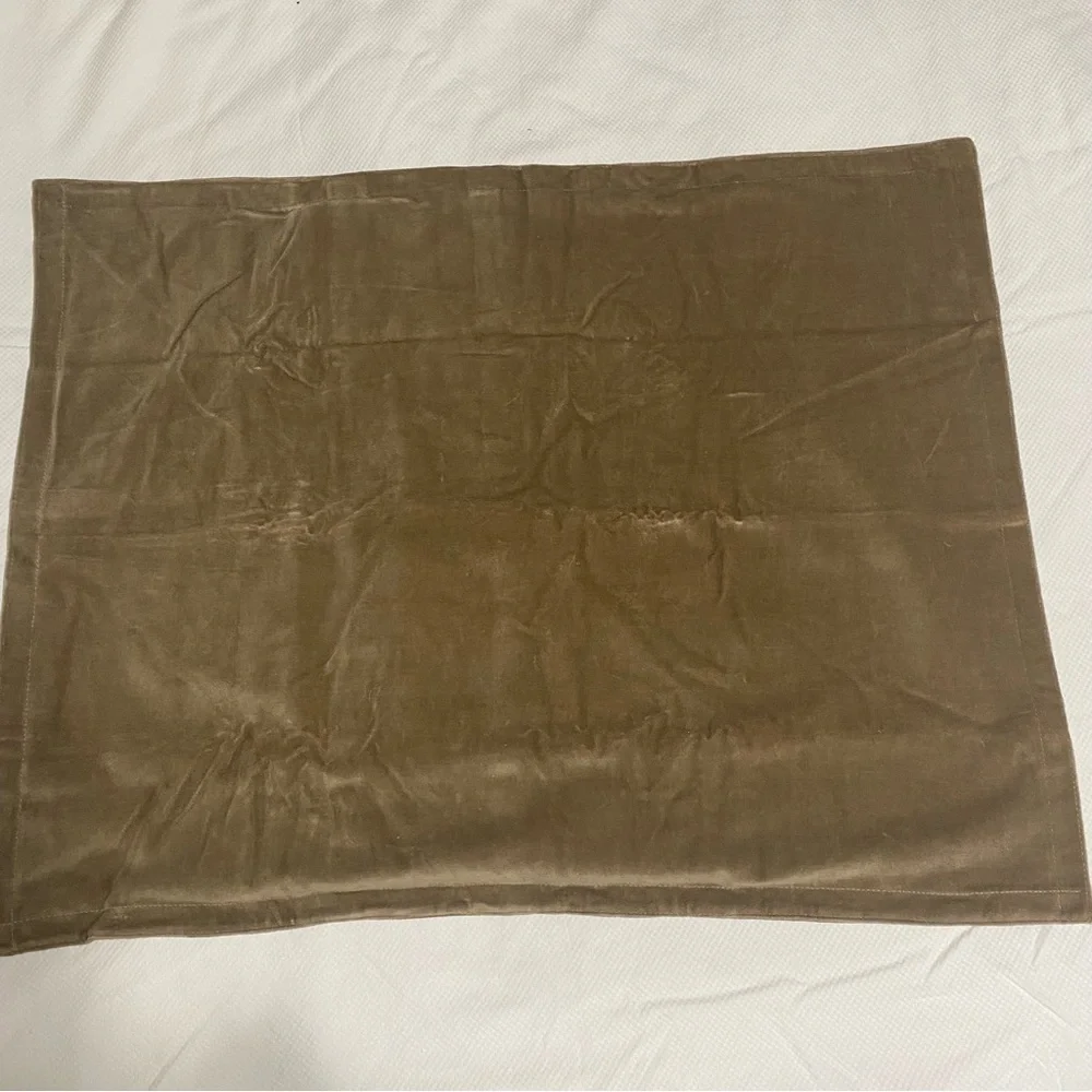 Set of 2 Charter Club Standard Coffee Velvet Sham